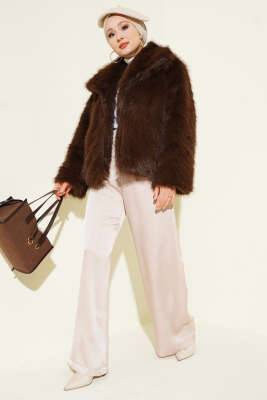 Astarlı Lolita Kürk Acı Kahve - Ceket