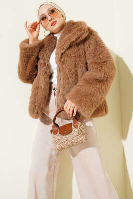 Astarlı Lolita Kürk Latte - BERAT TEKSTİL