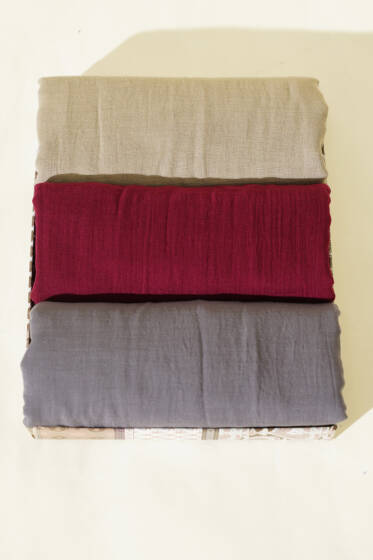 Aya Serisi İnce Pamuk 3'lü Şal Seti Asorti 3 - Düz Şal Seti