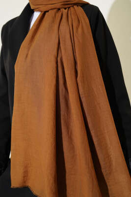 Aya Serisi İnce Pamuk Şal Taba -11 - Başörtüsü