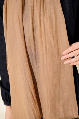 Aya Serisi İnce Pamuk Şal Toprak -169 - Başörtüsü