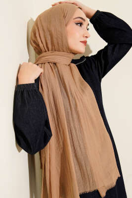 Aya Serisi İnce Pamuk Şal Toprak - Başörtüsü