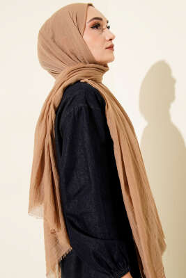 Aya Serisi İnce Pamuk Şal Toprak - Başörtüsü