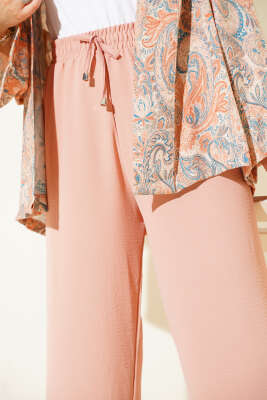 Ayrobin Bol Paça Pantolon Pudra - 100-300 TL Ürünler