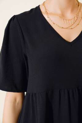 Ayrobin Elbise Siyah - Kadın Giyim Modelleri