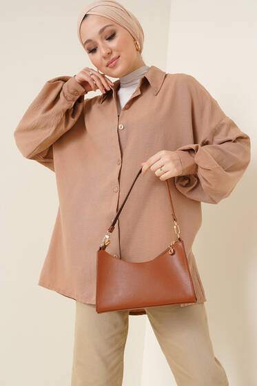 Ayrobin Salaş Gömlek Camel - Gömlek