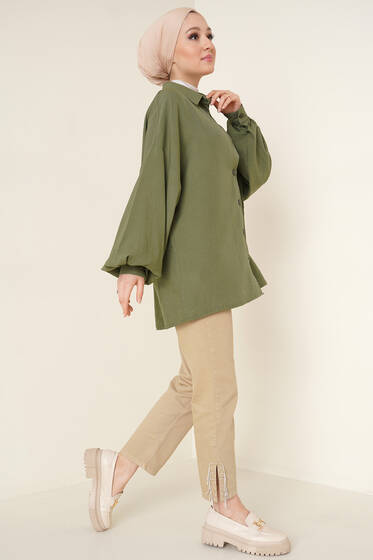 Ayrobin Salaş Gömlek Haki - Gömlek
