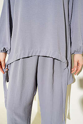 Ayrobin Şalvarlı İkili Takım Gri - İkili Takım