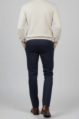 Bağcıklı Jogger Erkek Pantolon Lacivert - Erkek Pantolon