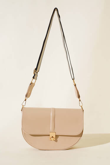 Baget Kol Çantası Bej - Kol Çantası