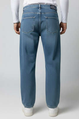 Baggy Erkek Kot Pantolon Açık Mavi - Erkek Pantolon