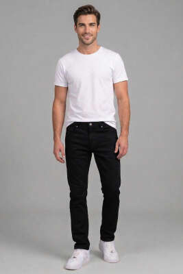 Baggy Erkek Kot Pantolon Siyah - Erkek Pantolon