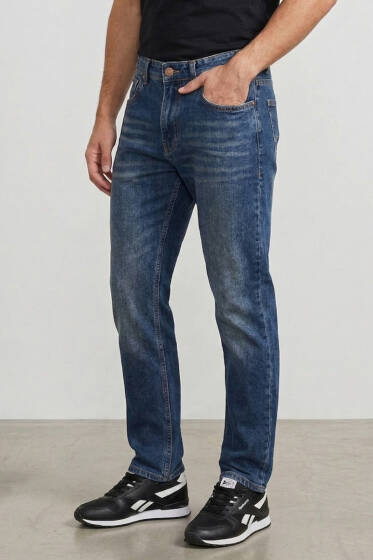 Baggy Erkek Kot Pantolon Kahve Tint - Erkek Pantolon