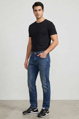 Baggy Erkek Kot Pantolon Kahve Tint - Erkek Pantolon