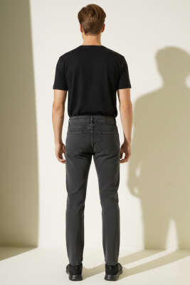 Baggy Erkek Kot Pantolon Koyu Gri - Erkek Jean