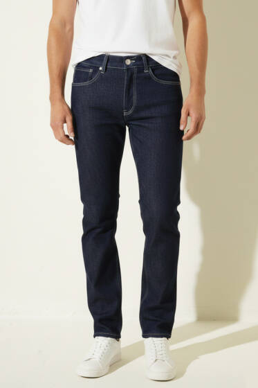 Baggy Erkek Kot Pantolon Lacivert - Erkek Pantolon