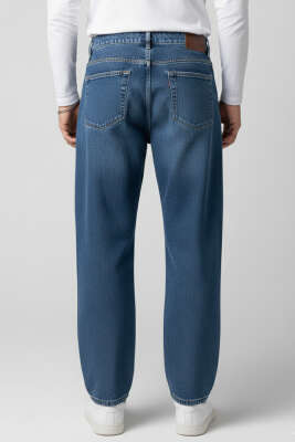 Baggy Erkek Kot Pantolon Mavi - Erkek Pantolon