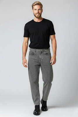 Baggy Erkek Kot Pantolon Tintli - Erkek Pantolon