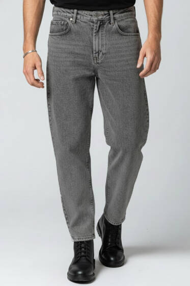 Baggy Erkek Kot Pantolon Tintli - Erkek Pantolon