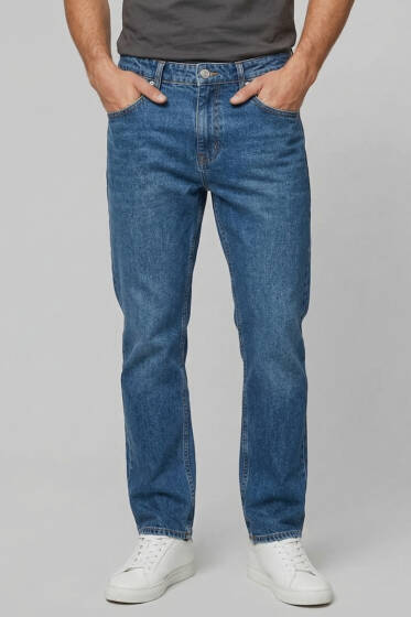 Baggy Erkek Kot Pantolon Yeşil Tint - Erkek Pantolon