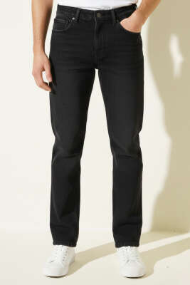 Baggy Kot Erkek Pantolon Siyah - MARTİN MİXS