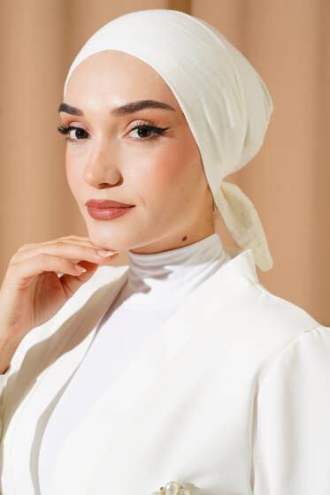 Bağlamalı Viskon Bone Ekru - BONE