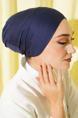 Bağlamalı Viskon Bone Lacivert - BONE