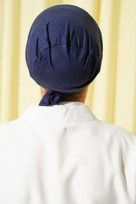 Bağlamalı Viskon Bone Lacivert - BONE