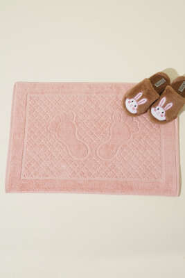 Baklava Desen Ayak Havlusu Yavru Ağzı - MAHİR HAVLU