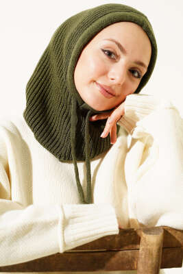 Balaklava Örgü Bere Haki 