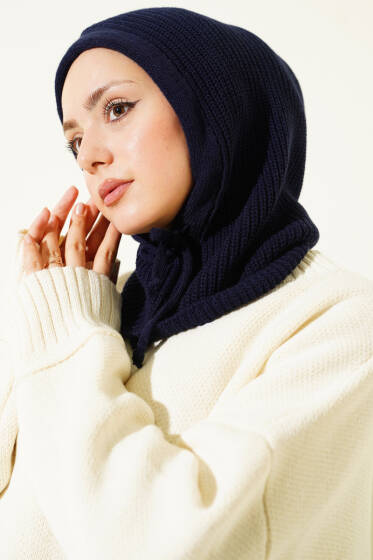 Balaklava Örgü Bere Lacivert - Şapka