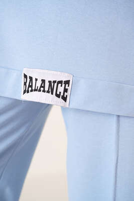 Balance Armalı Kapüşonlu İkili Takım Bebe Mavi - İKİLİ TAKIM