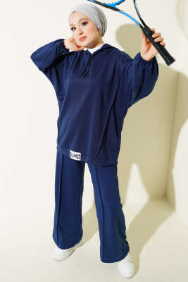 Balance Armalı Kapüşonlu Salaş İkili Takım Parlement - İkili Takım