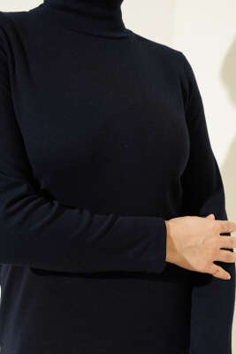 Balıkçı Yaka Basic Body Lacivert - Bluz