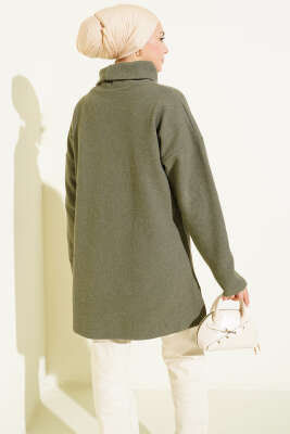 Balıkçı Yaka Selanik Tunik Haki - Tunik