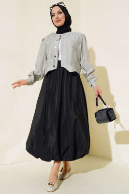 Balon Etek Siyah - Uzun Etek