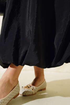 Balon Etek Siyah - Uzun Etek