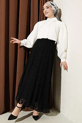 Balon Kol Basic Kısa Gömlek Ekru - Gömlek