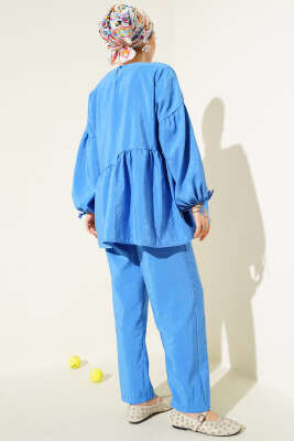 Balon Kol Fırfırlı Paraşüt İkili Takım Saks - 700-1000 TL Ürünler