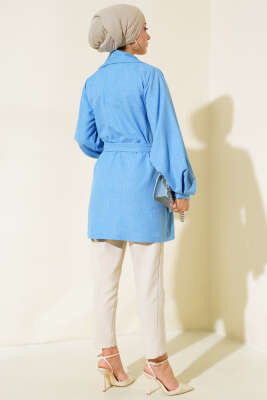 Balon Kol Keten Kap Mavi - Kaban