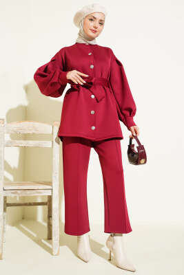 Balon Kol Kuşaklı Scuba İkili Takım Bordo - İkili Takım