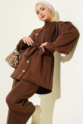 Balon Kol Kuşaklı Scuba İkili Takım Kahve - İkili Takım