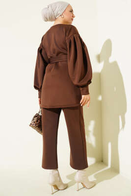 Balon Kol Kuşaklı Scuba İkili Takım Kahve - İkili Takım