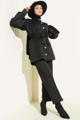 Balon Kol Kuşaklı Scuba İkili Takım Siyah - TEGOE