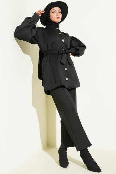 Balon Kol Kuşaklı Scuba İkili Takım Siyah - İkili Takım