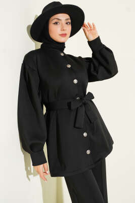 Balon Kol Kuşaklı Scuba İkili Takım Siyah - İkili Takım