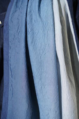 Bambu Kraş Degrade Şal Soft Mavi -02 - Başörtüsü