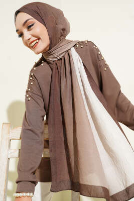 Bambu Kraş Degrade Şal Toprak -09 