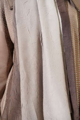 Bambu Kraş Degrade Şal Vizon - Başörtüsü