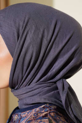 Bambu Kraş Eşarp Füme - Başörtüsü